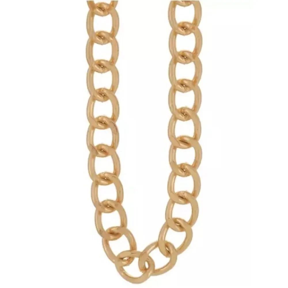 New 16” Gold Link Chain Necklace - Women's Jewelry